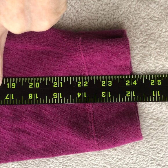 Eddie Bauer Women Cardigan Sweater Size XXL Button Up Purple Knit Casual Classic - Picture 6 of 14